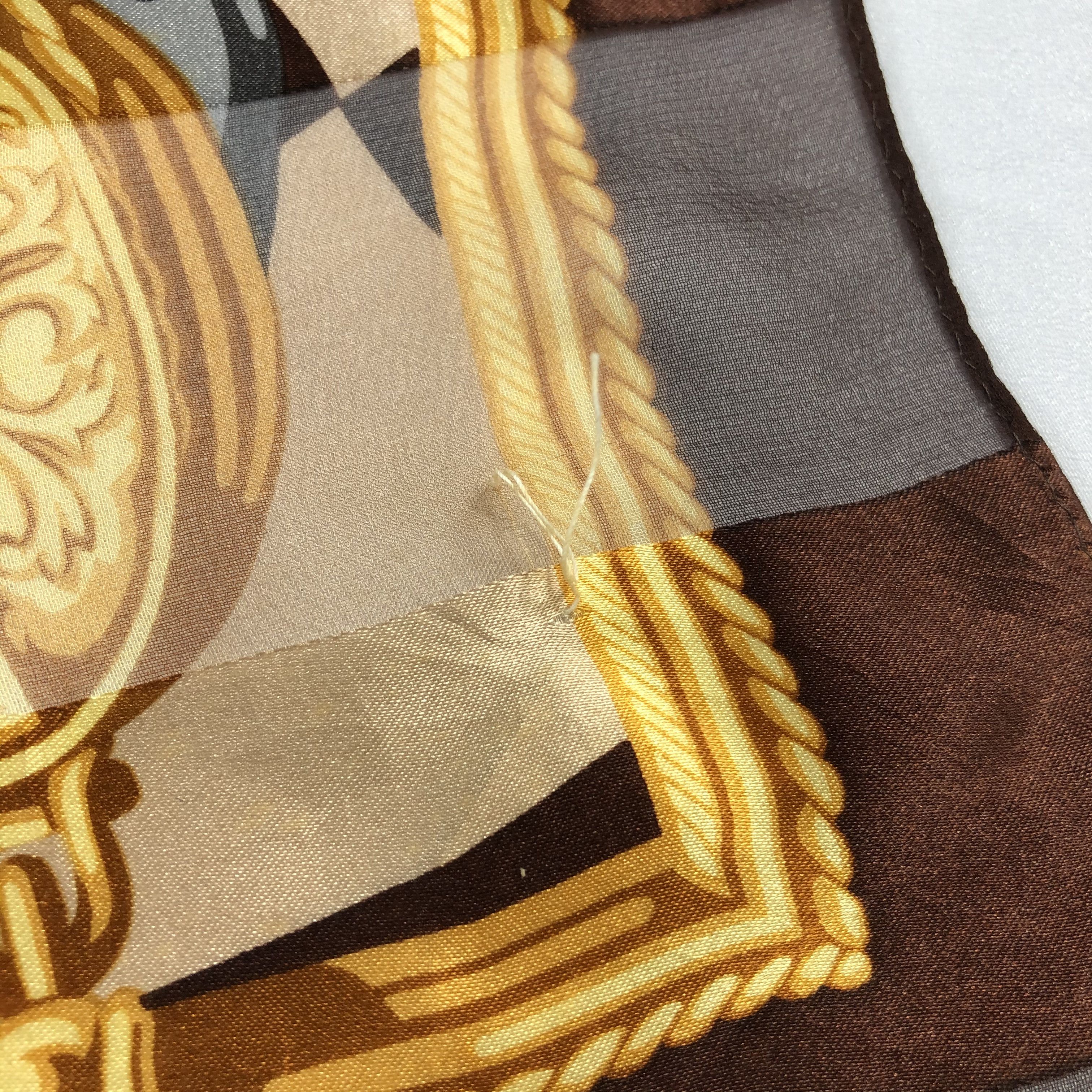 Vintage Vintage Elle Paris Silk Scarf Size ONE SIZE - 5 Thumbnail