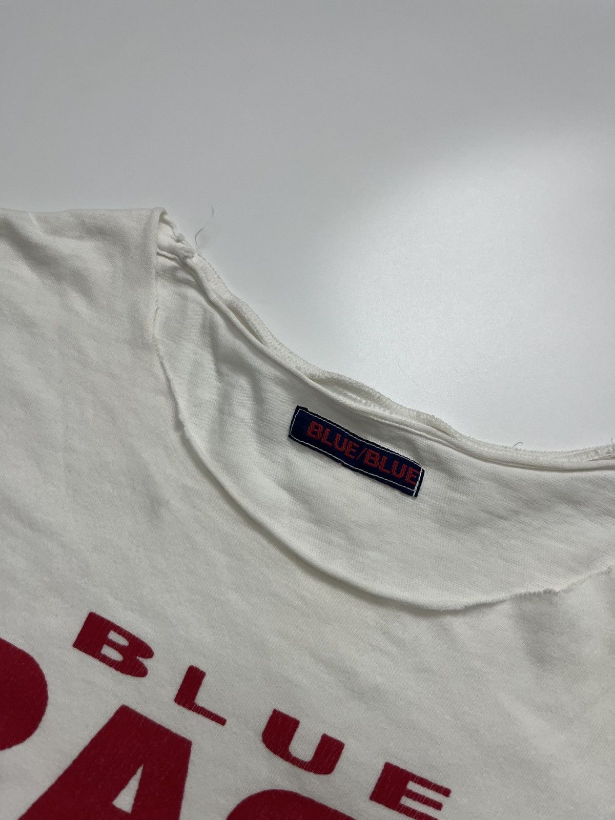 Blue Blue Japan Rare vintage blue blue japan big logo iconic tee Size US M / EU 48-50 / 2 - 4 Thumbnail
