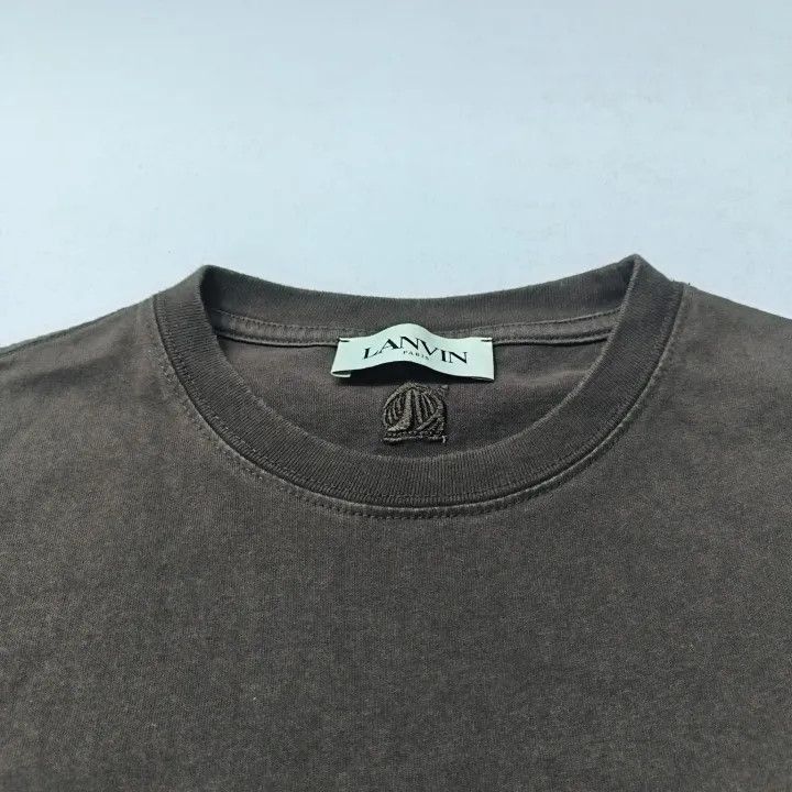 Lanvin Lanvin Logo Print Short Sleeve T-Shirt for Men -2507 Size US M / EU 48-50 / 2 - 4 Thumbnail