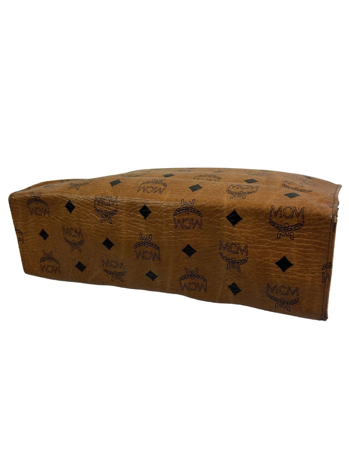 MCM MCM Cognac Leather Clutch Bag Size ONE SIZE - 3 Thumbnail