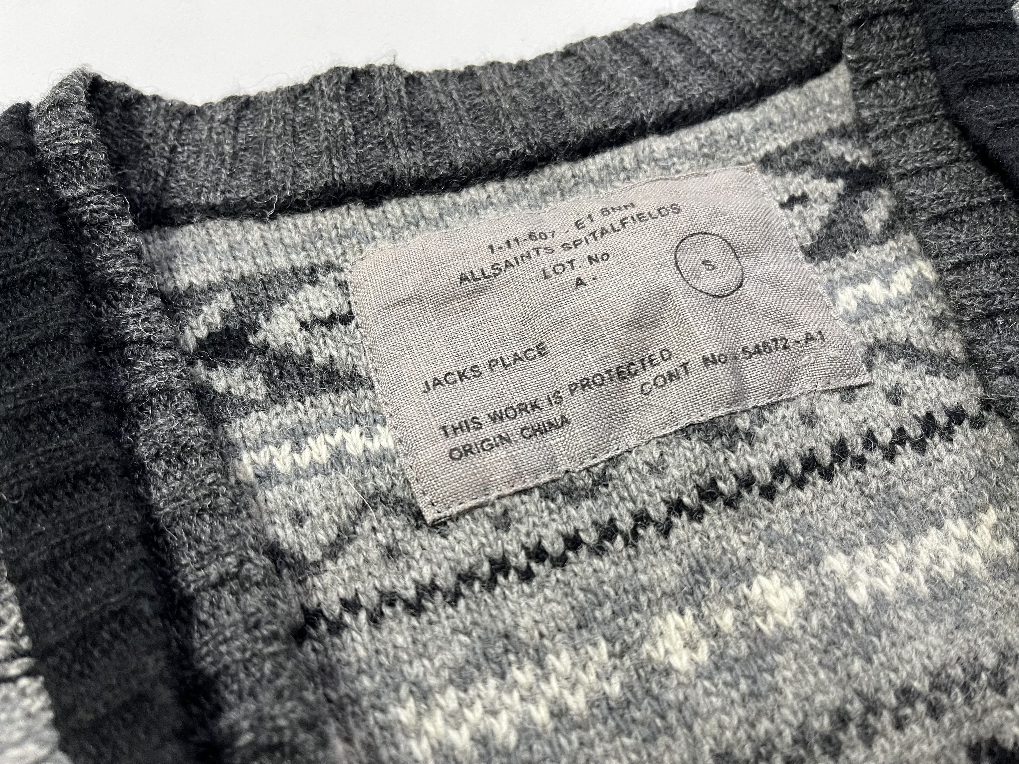 Allsaints Allsaints wool vest Size US S / EU 44-46 / 1 - 6 Thumbnail