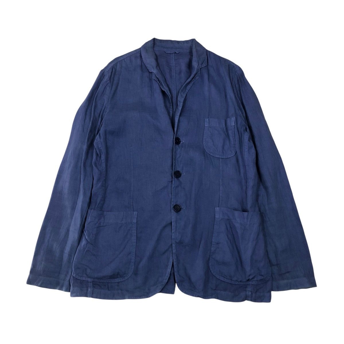 🔥VINTAGE CHORE JACKET RICH BLUE ASPESI MADE IN BULGARIA