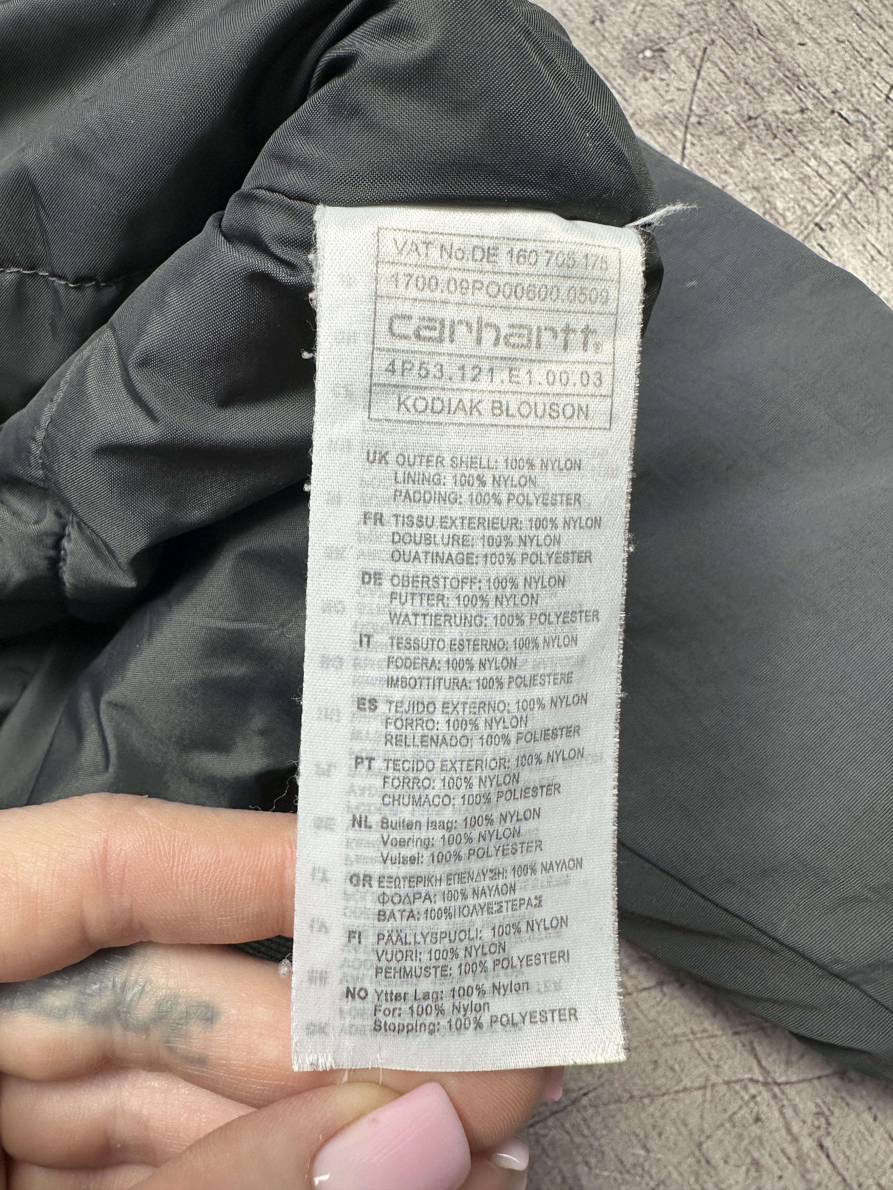 Carhartt Carhartt Vintage Mens Kodiak Blouson Nylon Jacket Size US L / EU 52-54 / 3 - 7 Thumbnail