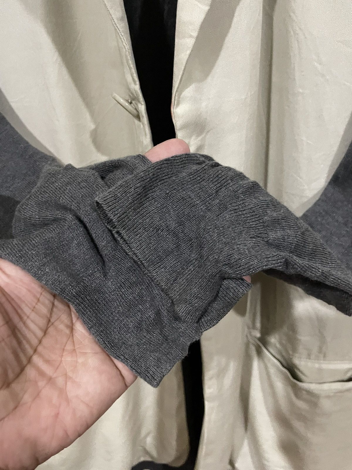 CABANE de ZUCCa Issey Miyake Zucca Double Tone Reflective Collar Jacket Size M / US 6-8 / IT 42-44 - 21 Thumbnail