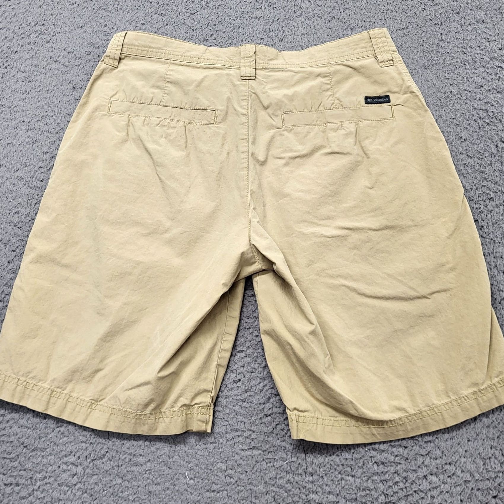 Vintage Columbia Shorts Men’s Size 32” Waist Tan Cotton Chino Pockets Khaki Preppy Golf Size US 32 / EU 48 - 5 Thumbnail