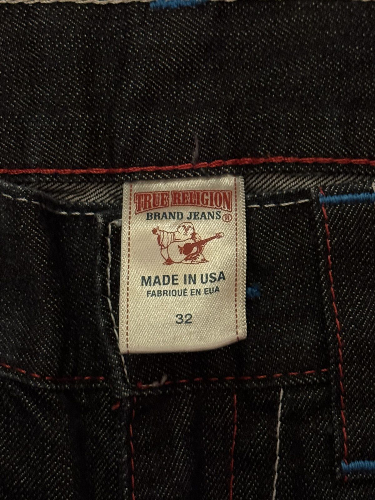 True Religion × Vintage Rare Vintage True Religion Red White and Blue Stitching Size US 32 / EU 48 - 4 Thumbnail
