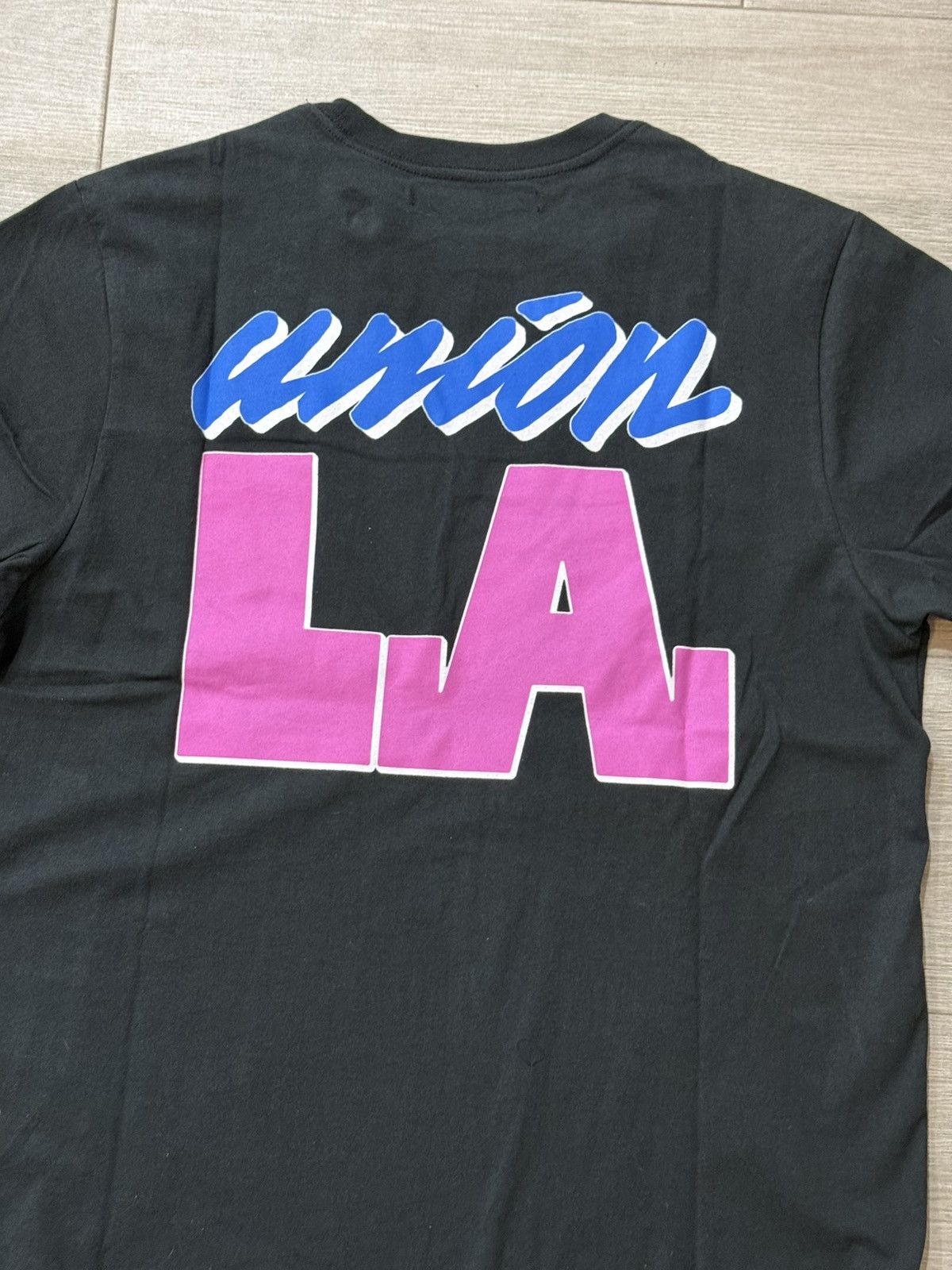 Union LA Men's Union Los Angeles Big LA Tee True Black T-Shirt Large Size US L / EU 52-54 / 3 - 6 Thumbnail