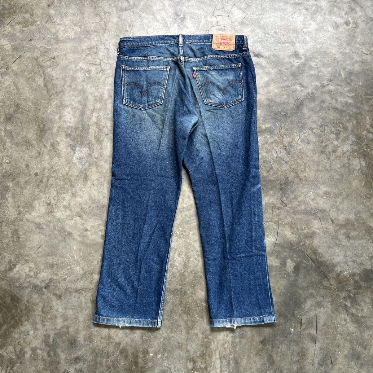 Levi's Vintage Levis 512 Distressed Jeans Size US 36 / EU 52 - 2 Thumbnail