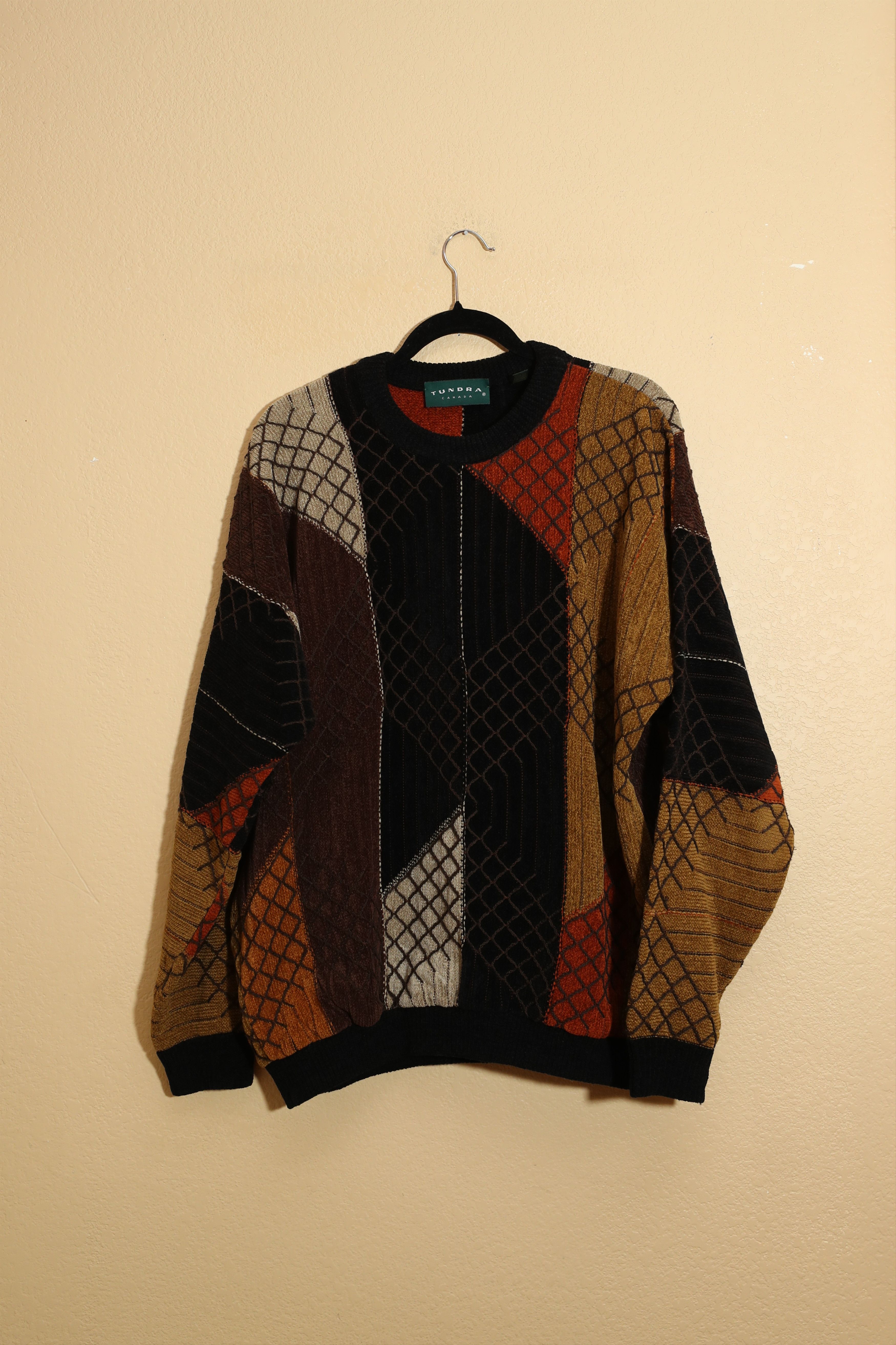 Tundra Canada Tundra Canada Multicolor Thick Knit Pullover Sweater (XL) Size US XL / EU 56 / 4 - 1 Thumbnail