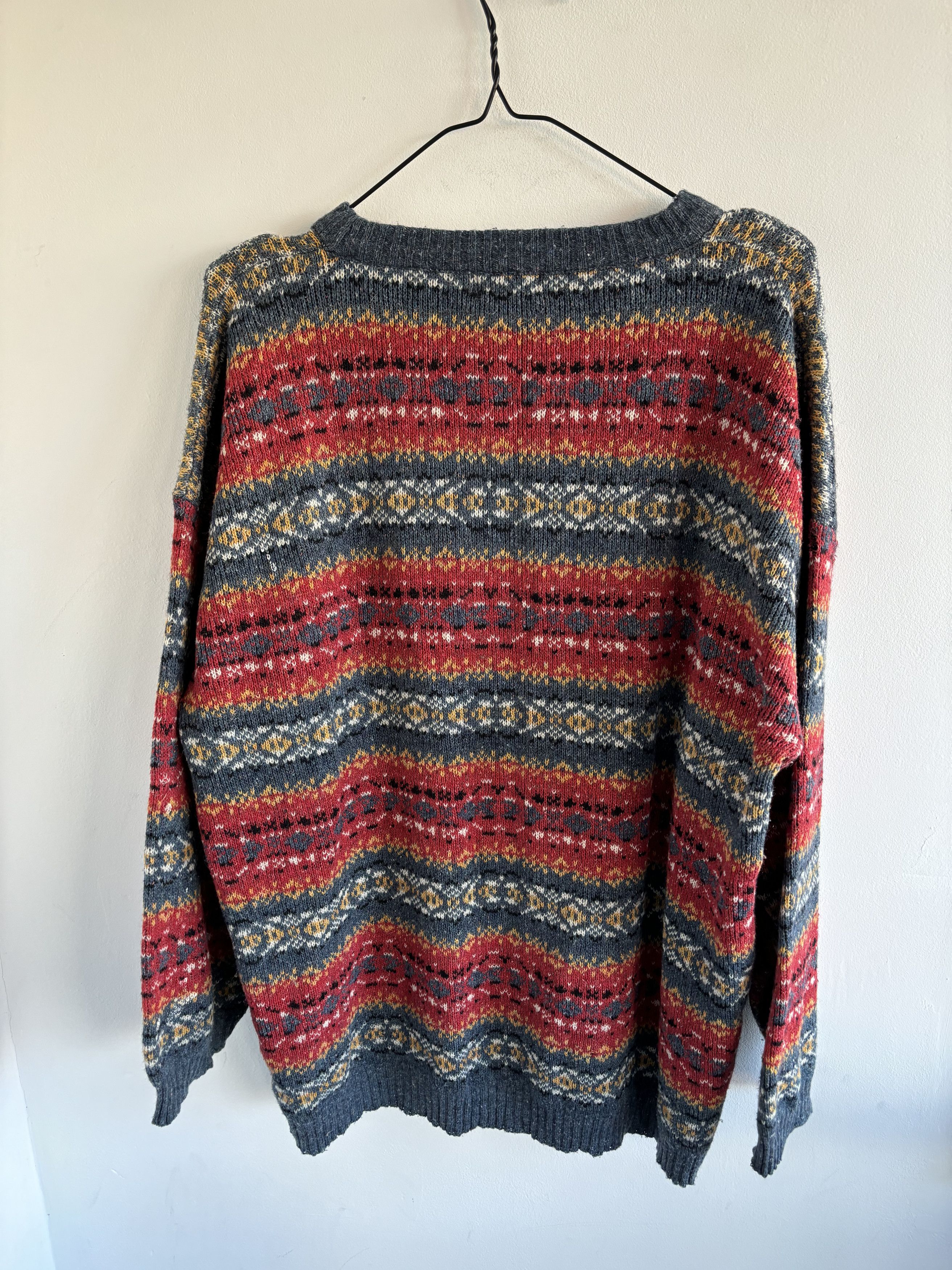 Vintage Vintage Trashed Wool Sweater Size US M / EU 48-50 / 2 - 7 Thumbnail