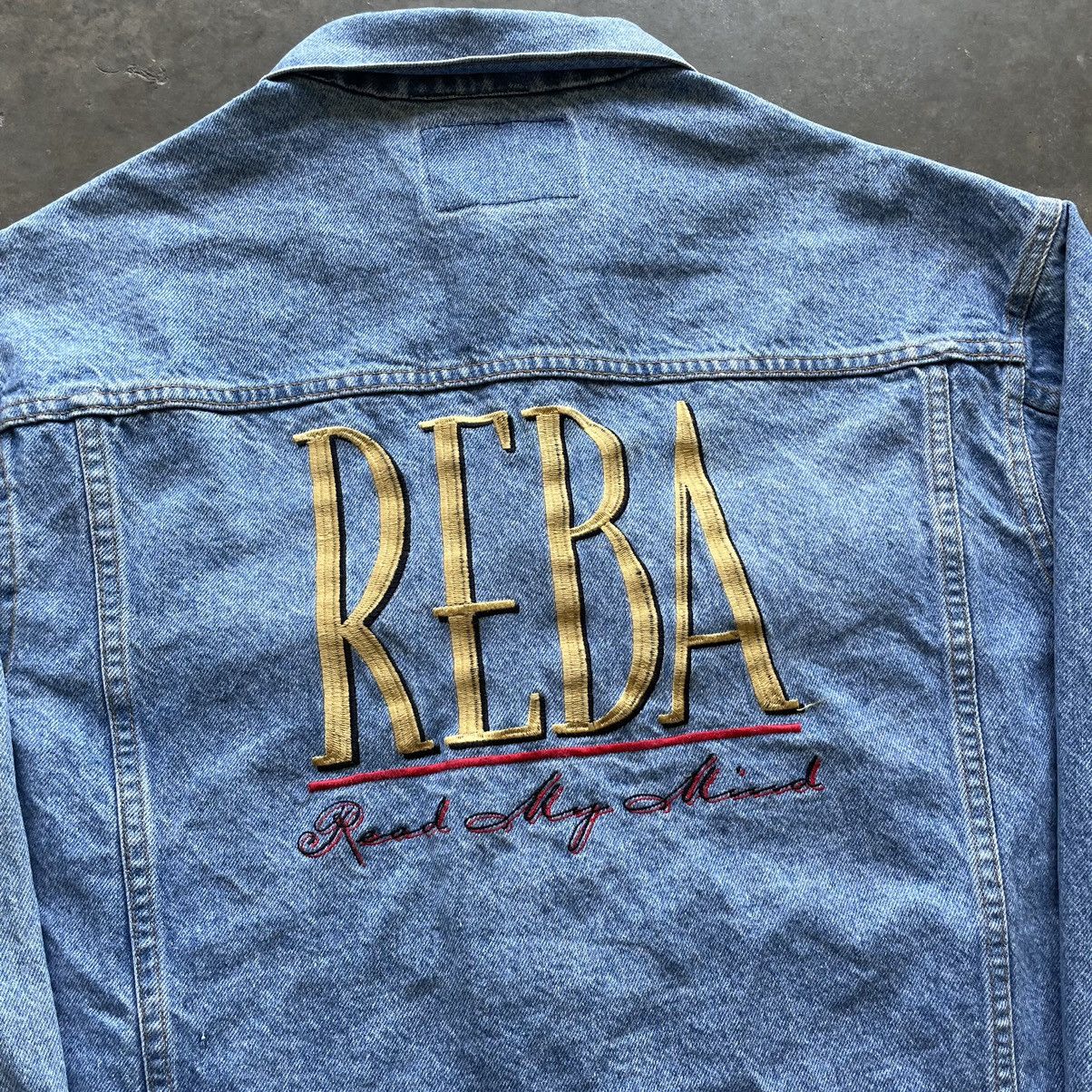 Vintage Vintage Reba McEntire Country Western Denim Trucker Jacket Size US L / EU 52-54 / 3 - 2 Thumbnail