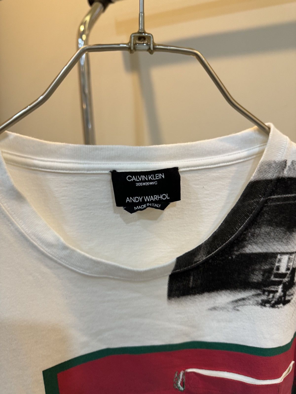 Calvin Klein 205W39NYC Andy Warhol Electric Chair Print Tshirt Size US L / EU 52-54 / 3 - 4 Thumbnail