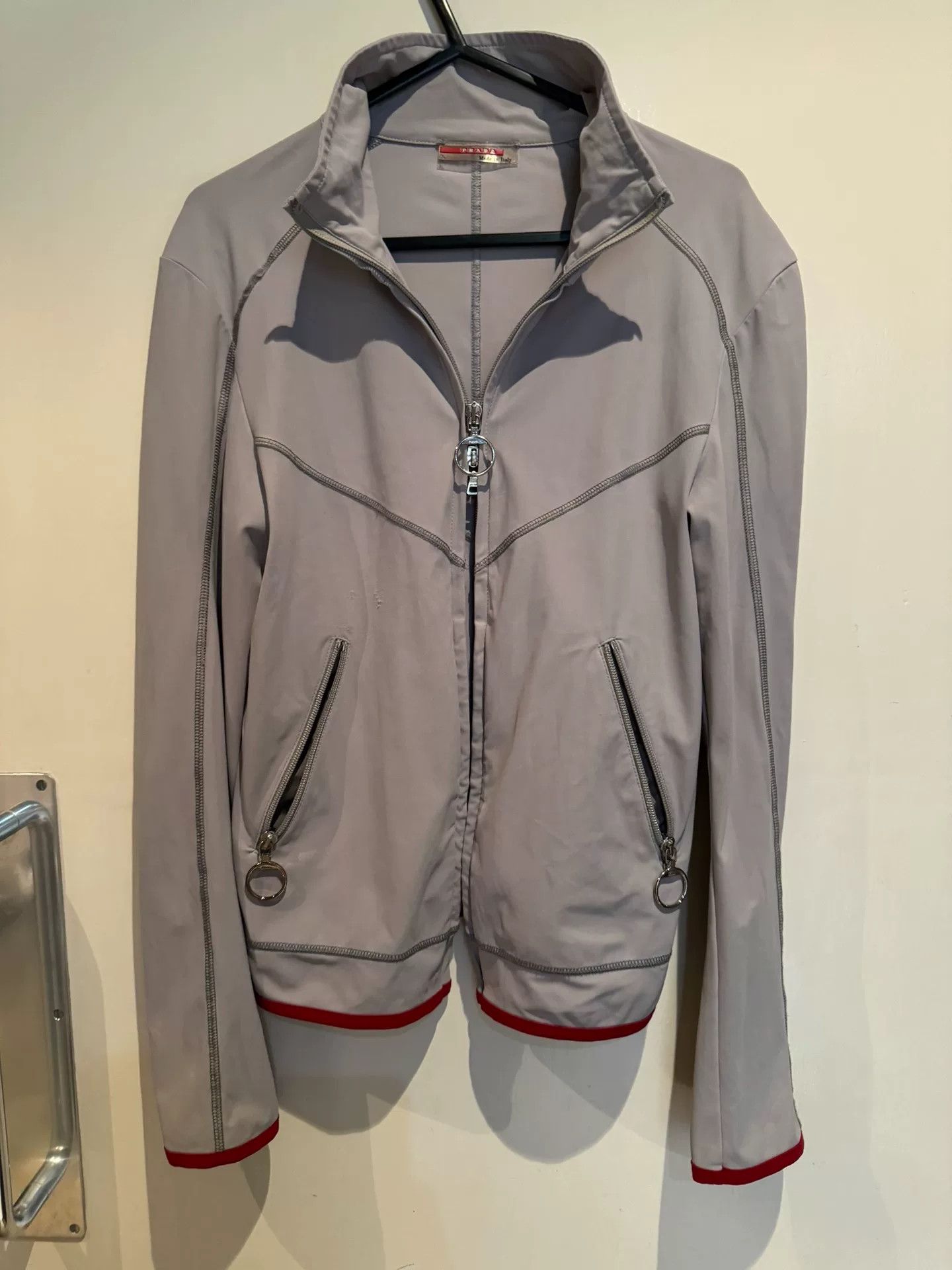 Prada prada sport short jacket with red details Size US M / EU 48-50 / 2 - 1 Thumbnail