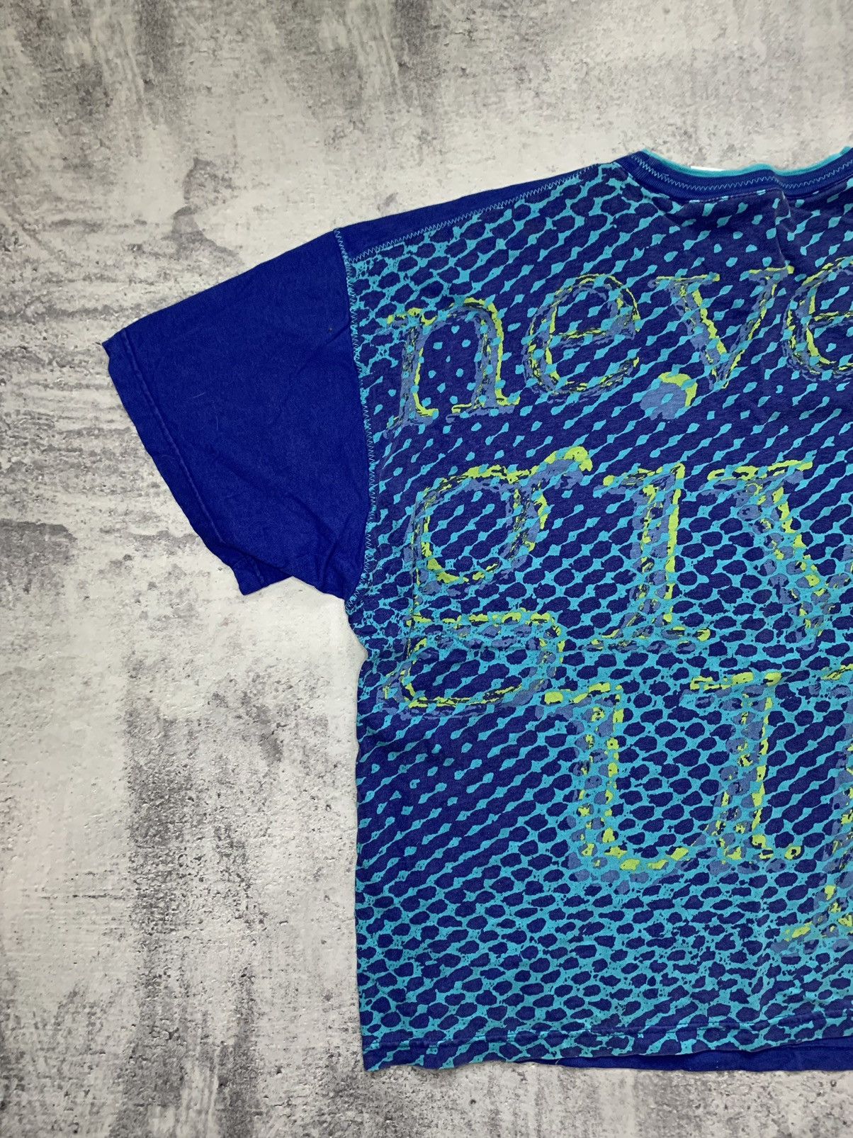 Nike × Vintage Vintage Nike Just Do It AOP Never Give Up T Shirt Size US L / EU 52-54 / 3 - 5 Thumbnail