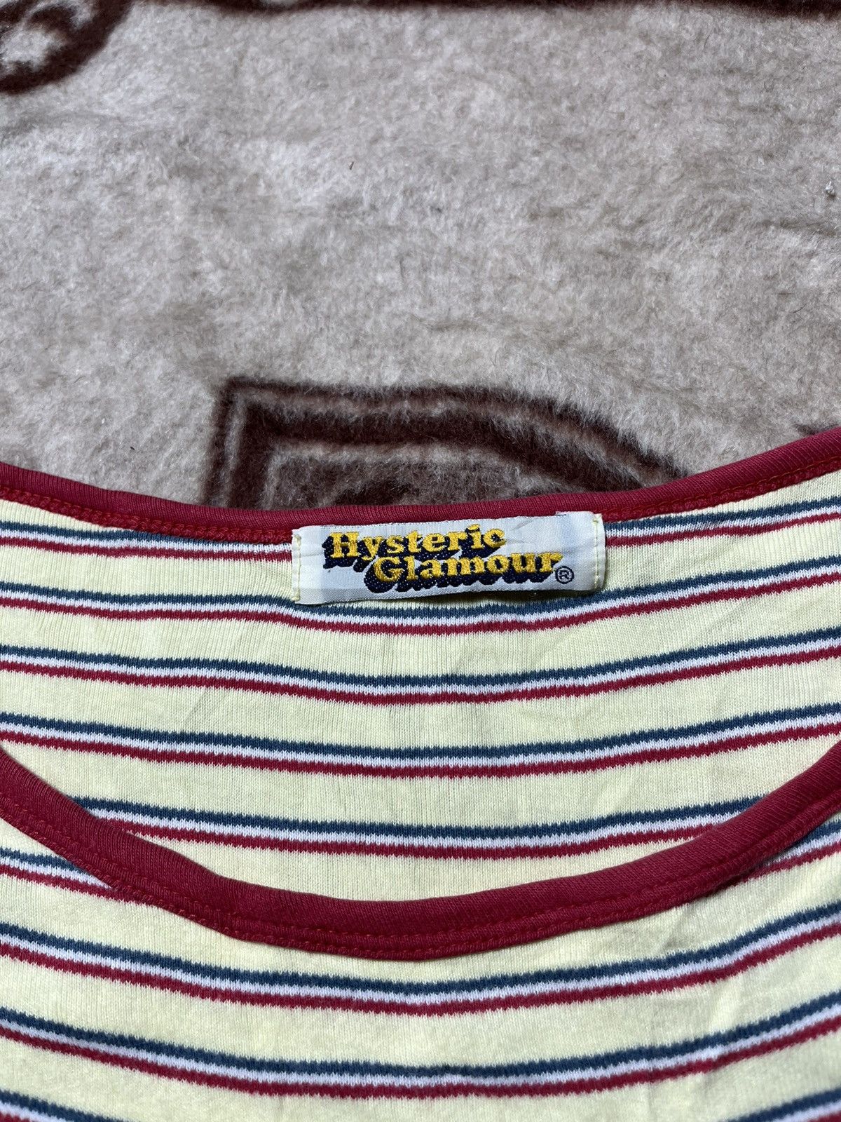Hysteric Glamour × Japanese Brand × Vintage 🔥Hysteric Glamour Vintage KITCH Stripe Design Long Sleeve Size S / US 4 / IT 40 - 2 Thumbnail