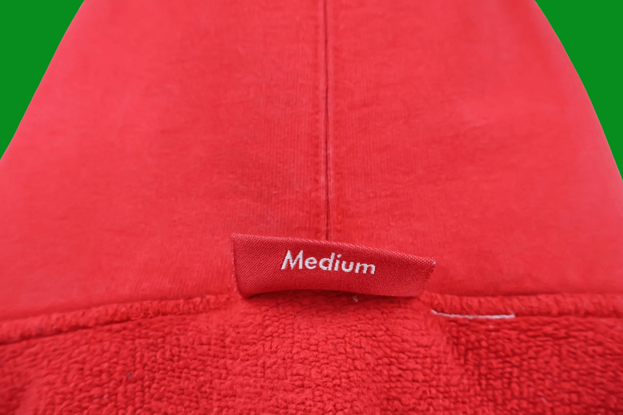 Supreme Authentic Pre-Owned 2018 Red Supreme Tape Stripe Hoodie Size US M / EU 48-50 / 2 - 9 Thumbnail