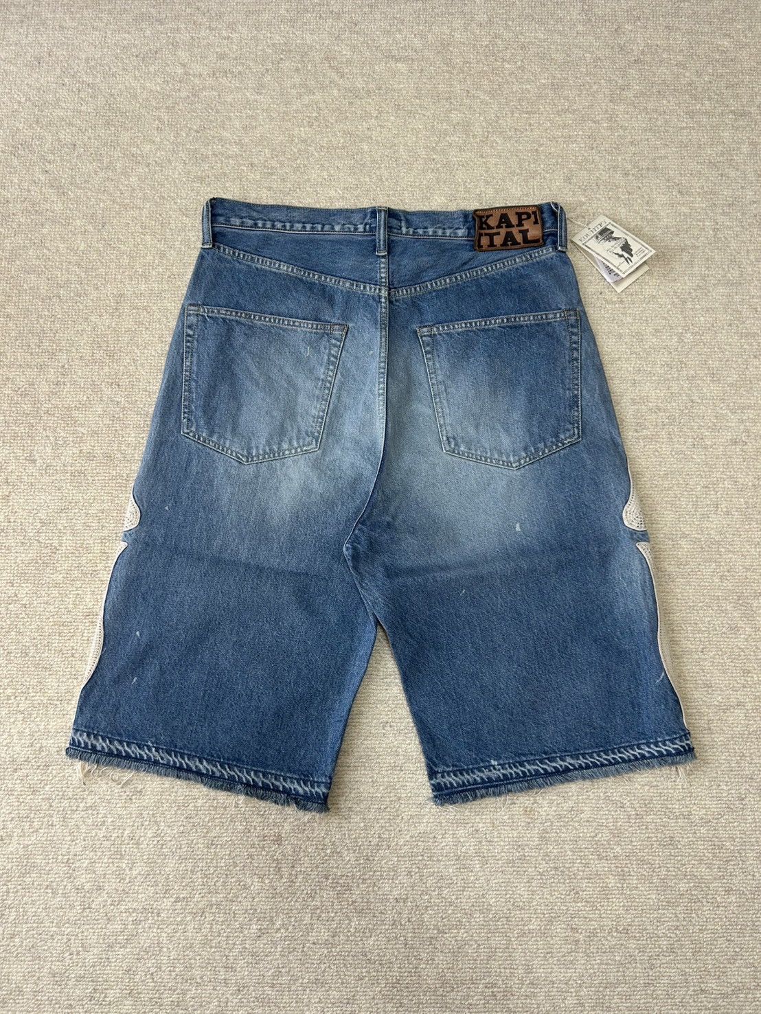 Kapital kapital 14oz Denim 5P Bone Shorts Size US 36 / EU 52 - 2 Thumbnail