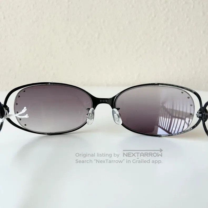 Vivienne Westwood Vivienne Westwood Enamel Saturn Rhinestone Curved Frame Su Size ONE SIZE - 6 Thumbnail