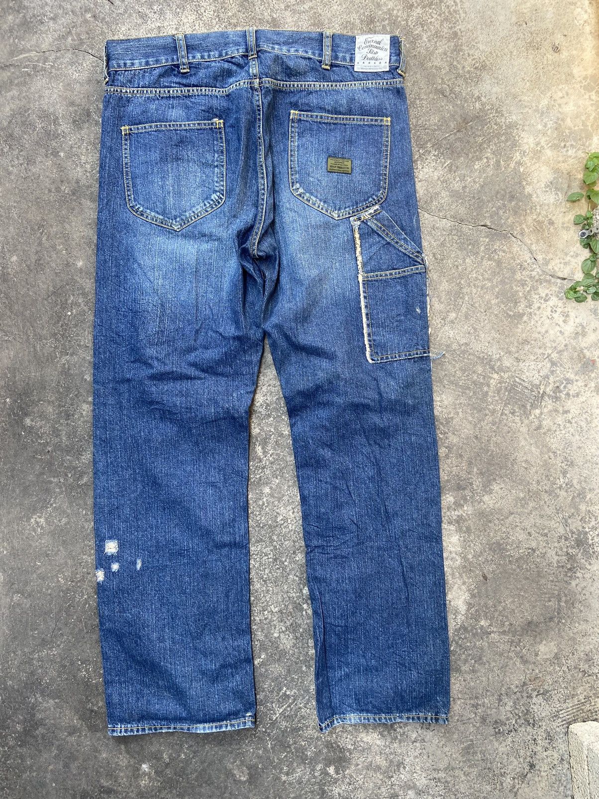 Japanese Brand Sideswipesymbolize by DBR Carpenter pants jeans Size US 35 - 1 Thumbnail