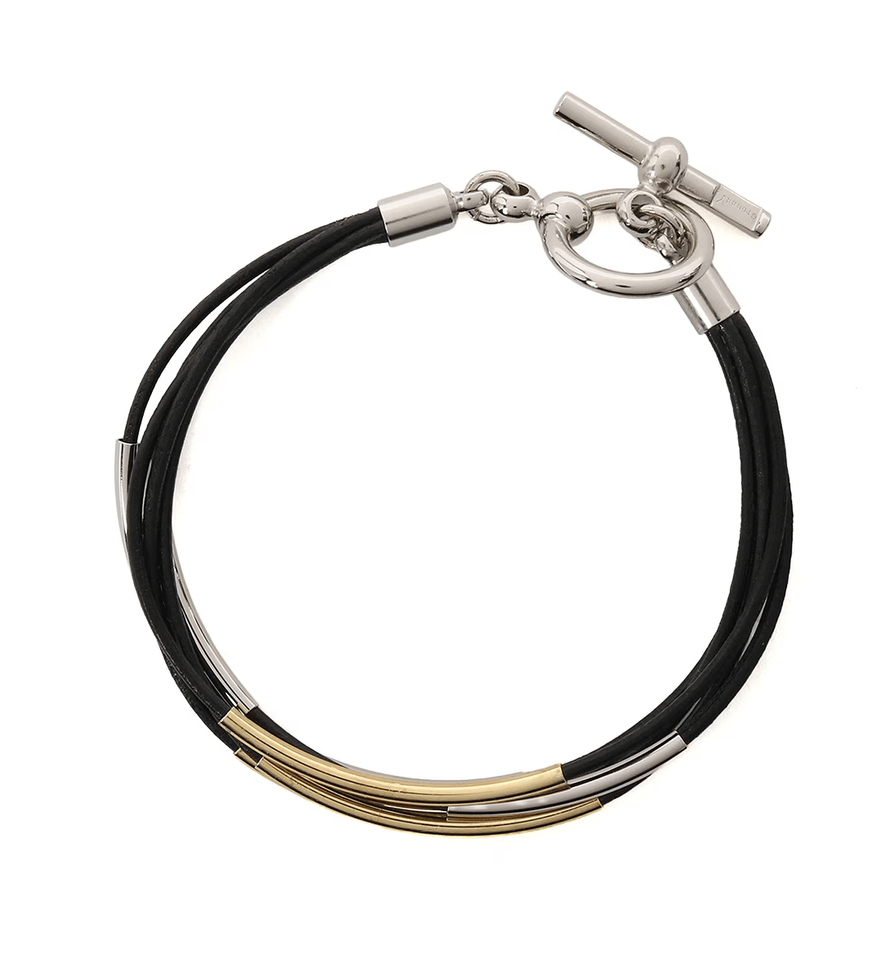 Yohji Yamamoto Yohji Yamamoto LEATHER CODE BRACELET Size ONE SIZE - 1 Thumbnail