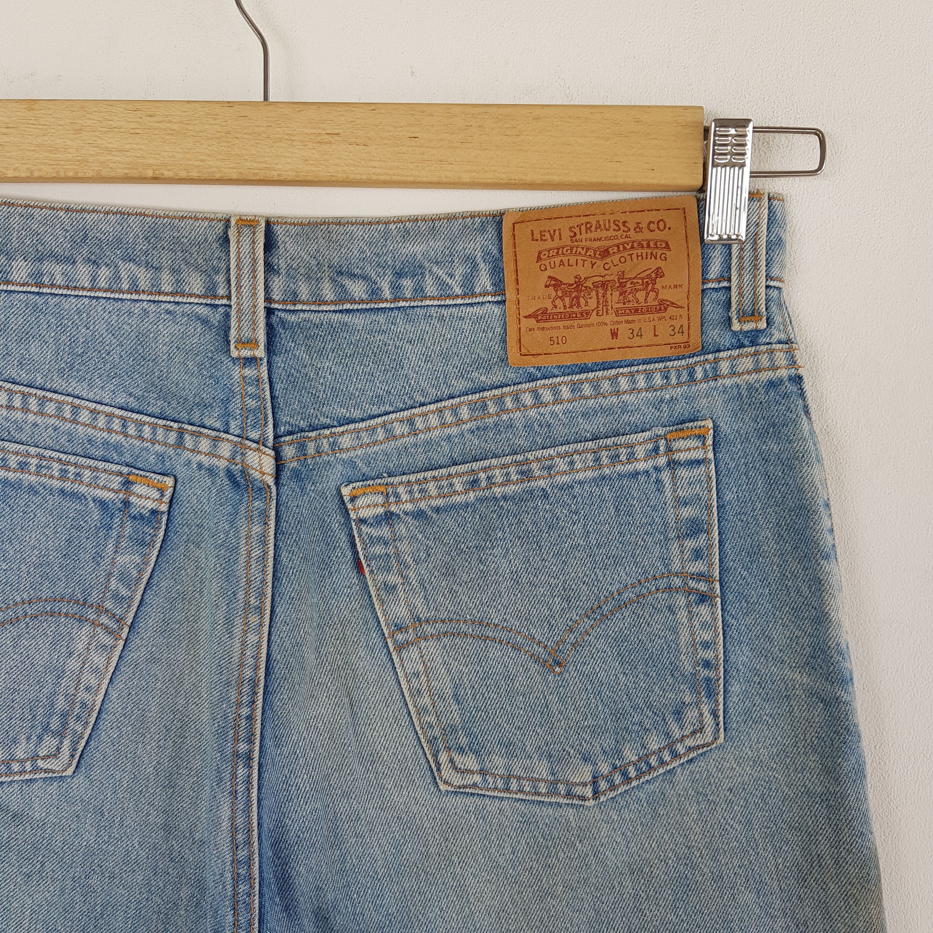 Levi's Vintage Levi's Sun Faded Jeans Dirty Levi's 510 Denim Pants Size US 32 / EU 48 - 5 Thumbnail