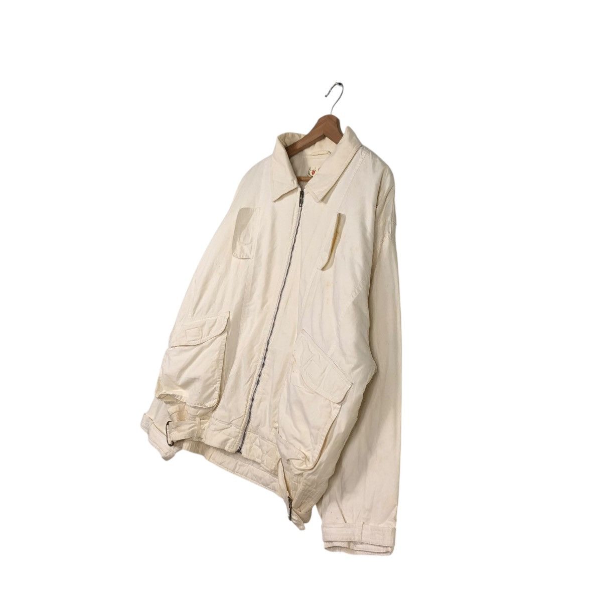 Japanese Brand 🔥VINTAGE BOMBER JACKET BONDAGE PARACHUTE HALF ISSEY MIYAKE Size US M / EU 48-50 / 2 - 4 Thumbnail