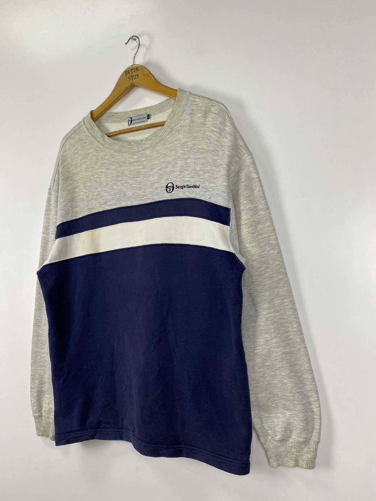 Sergio Tacchini × Vintage Vintage Sergio Tacchini sweatshirt Size US L / EU 52-54 / 3 - 4 Thumbnail