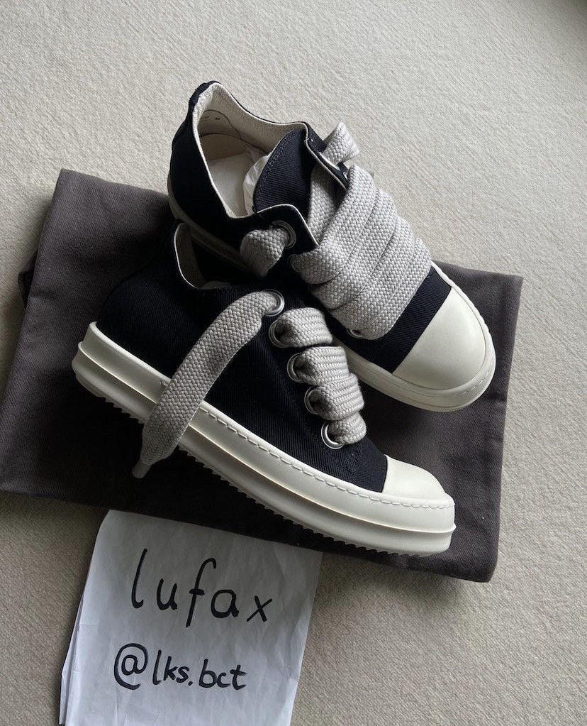 Rick Owens DRKSHDW SS22 JUMBO LACE RAMONES 39,5 WITH BOX | Grailed