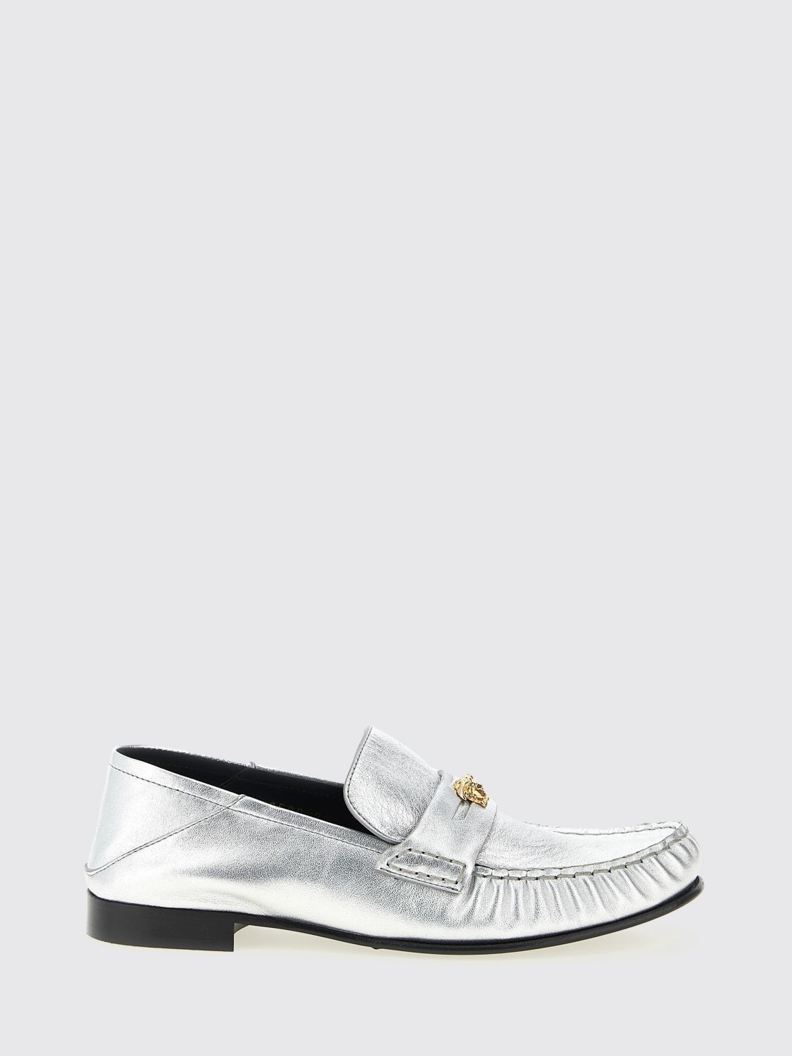 Versace Versace Loafer Woman Silver Size US 10 / IT 40 - 1 Thumbnail