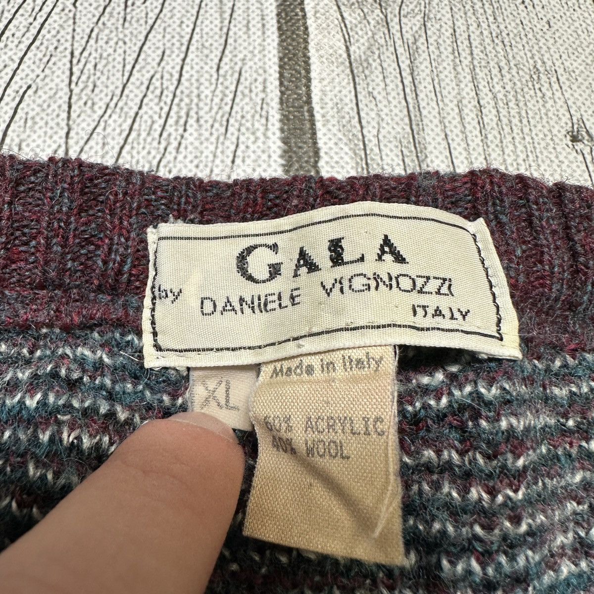 Vintage Vintage Gala sweater Size US XL / EU 56 / 4 - 4 Thumbnail