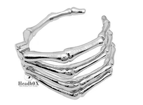 Jewelry Skeleton Hand Claw Armlet Bracelet Size ONE SIZE - 3 Thumbnail