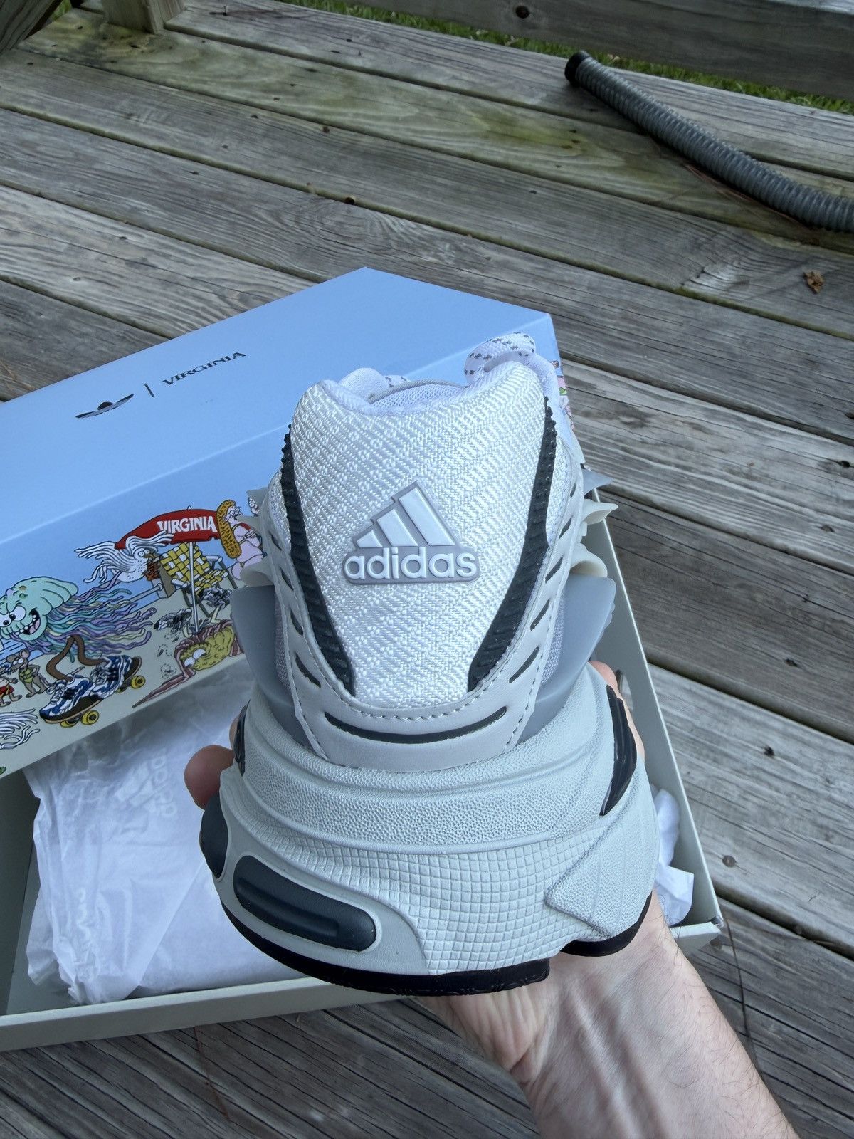 Adidas × Pharrell Size 11.5 Adistar jellyfish (grey)Exclusive Packaging Size US 11.5 / EU 44-45 - 5 Thumbnail