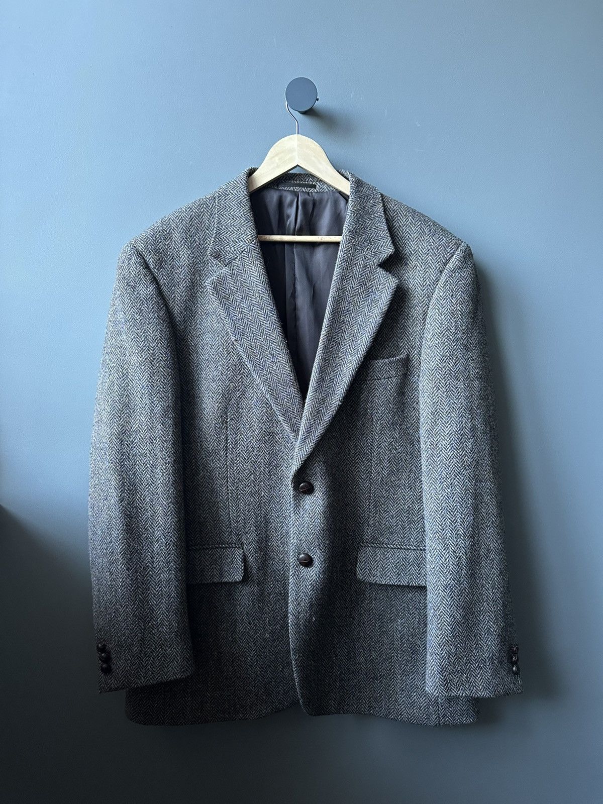 Harris Tweed Harris Tweed Brown Gray Blazer Jacket Size 44L Size 44L - 1 Thumbnail