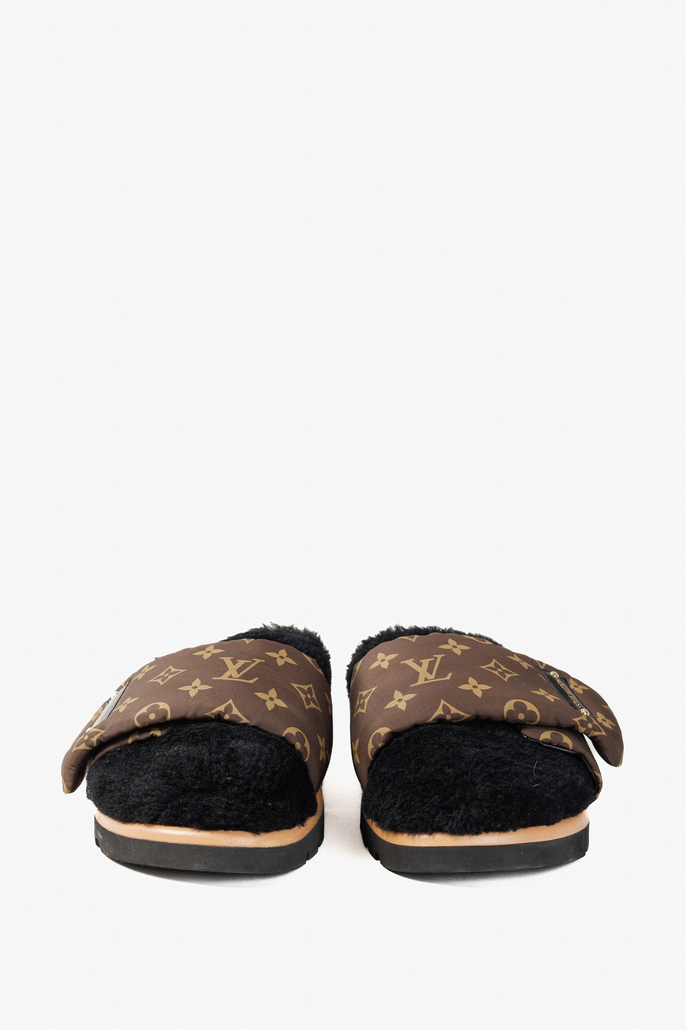 Louis Vuitton Louis Vuitton 2022 Pool Pillow Comfort Shearling Mules Size US 8.5 / EU 41-42 - 2 Thumbnail