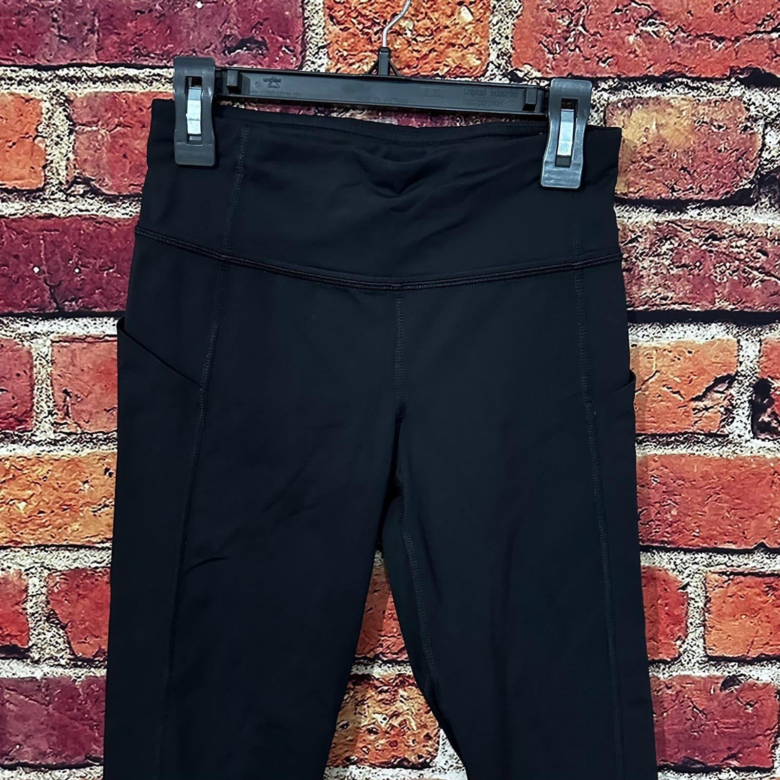 Lululemon Black full length Lululemon Leggings size 2 Size 26" / US 2 / IT 38 - 2 Thumbnail