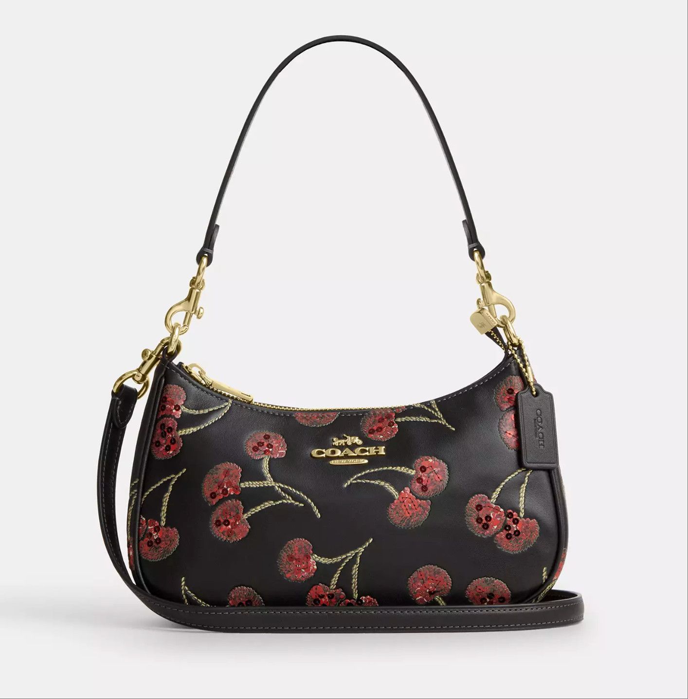 Coach Teri Shoulder Bag With Cherry Print CCZ16 Size ONE SIZE - 11 Thumbnail