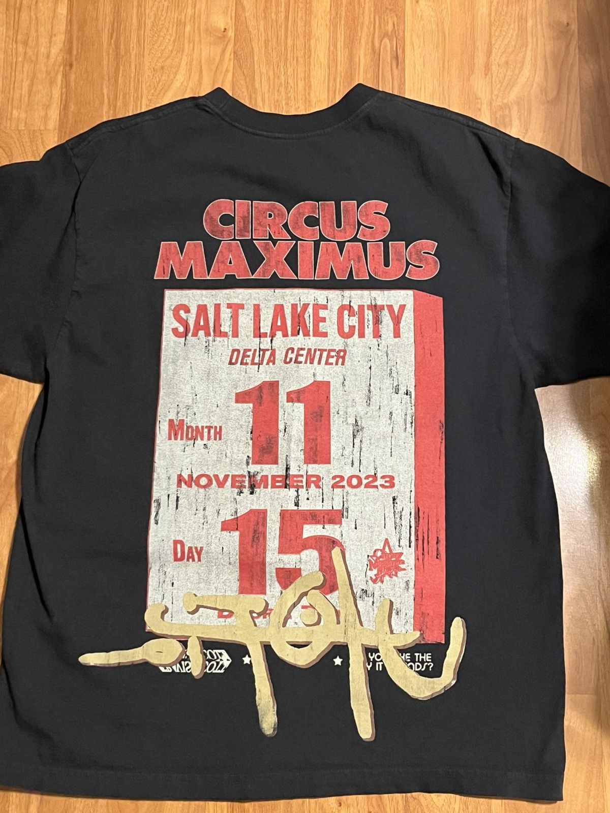 Travis Scott Circus maximus salt lake city tee Size US L / EU 52-54 / 3 - 2 Thumbnail