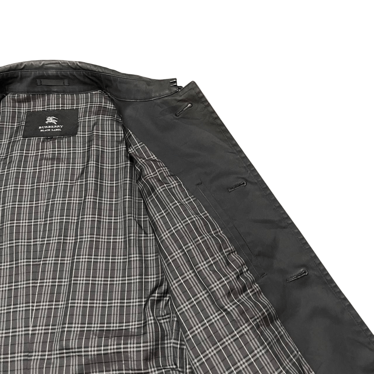 Burberry Vintage Burberry Black Label Nova Check Coat Jacket Size US L / EU 52-54 / 3 - 7 Thumbnail