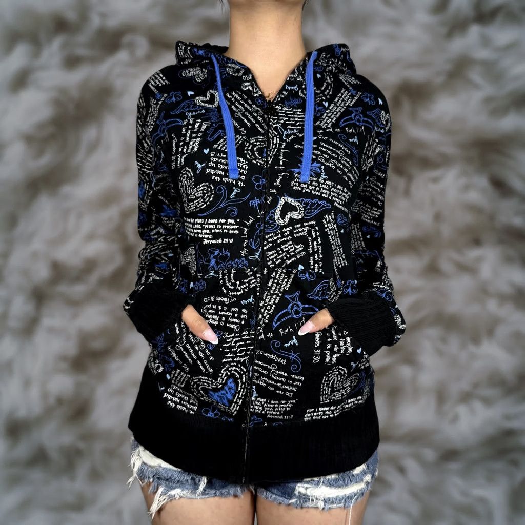 Christian Audigier × Ed Hardy × Vintage Black Vintage Retro Y2K