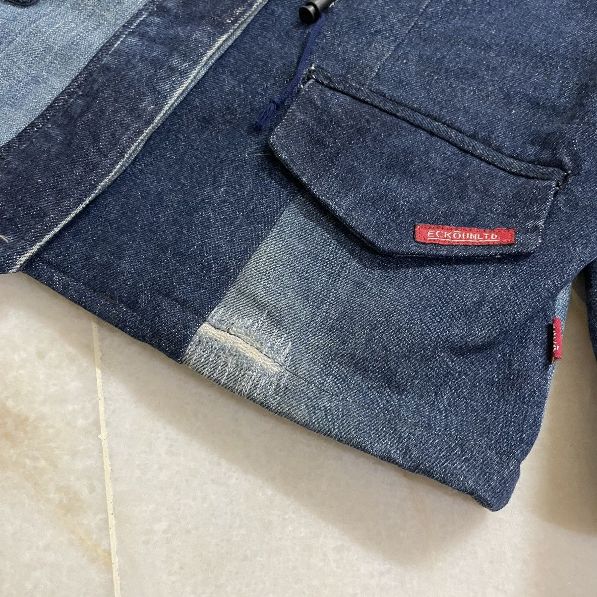 Japanese Brand Vintage Custom Reconstructed Denim Jacket Ecko Unltd Size US S / EU 44-46 / 1 - 5 Thumbnail