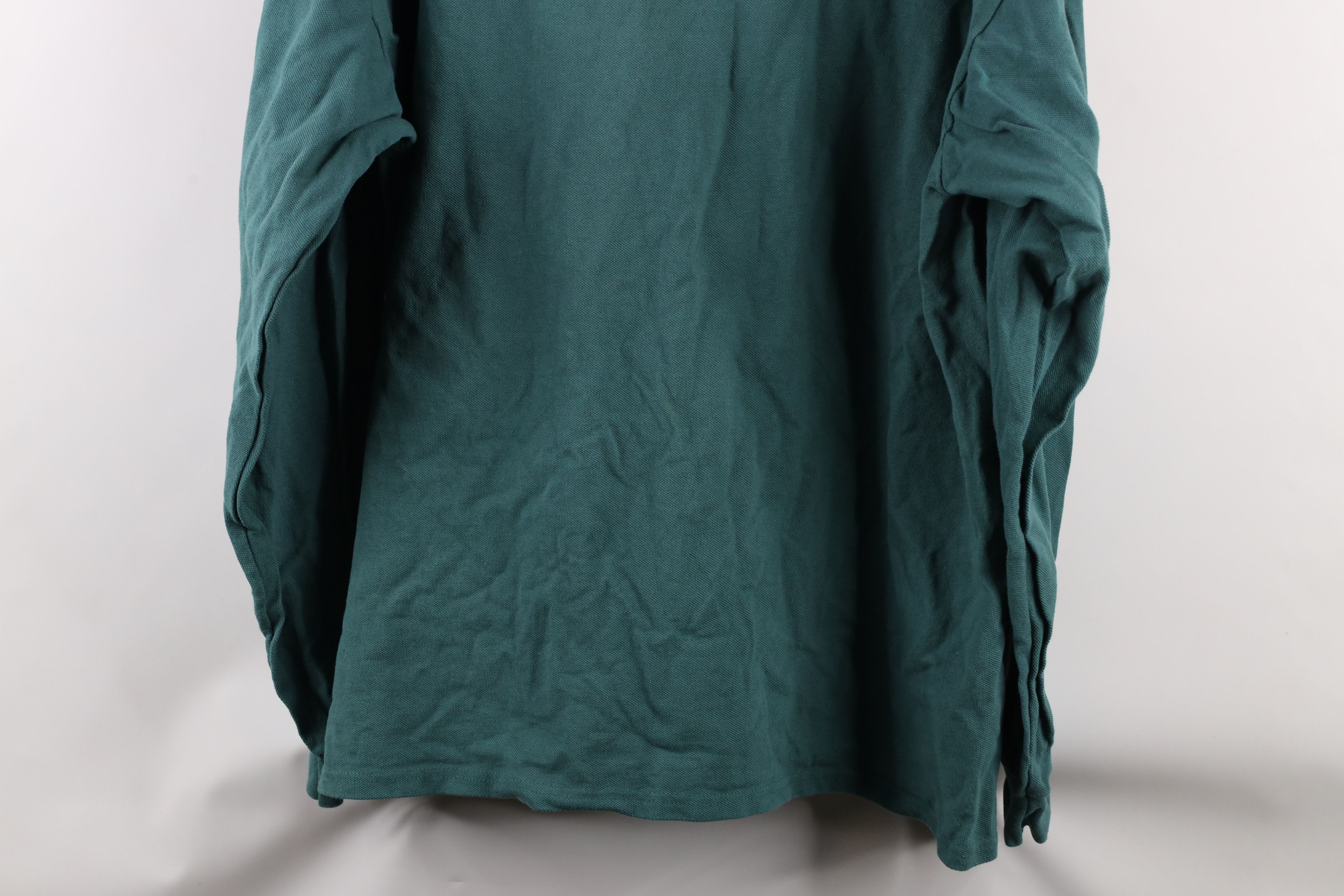 Vintage Vintage 90s Streetwear Pique Cotton Mock Neck T-Shirt USA Size US XXL / EU 58 / 5 - 11 Thumbnail