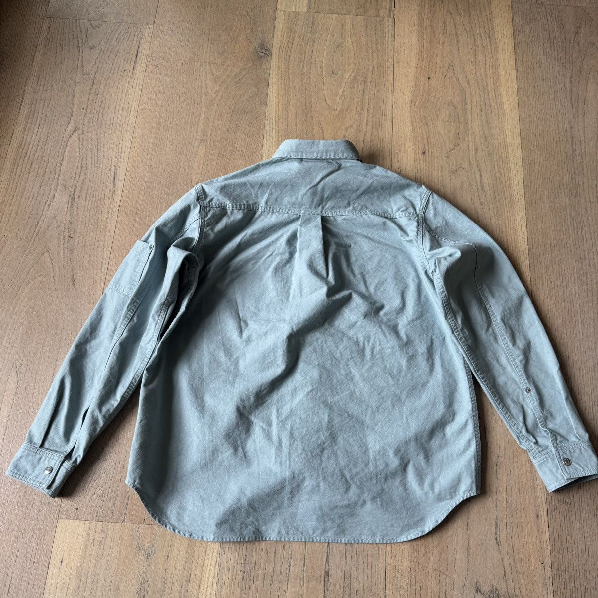 Dior Dior - Logo Embroidered Long-Sleeve Shirt - Mint / Grey Size US L / EU 52-54 / 3 - 6 Thumbnail