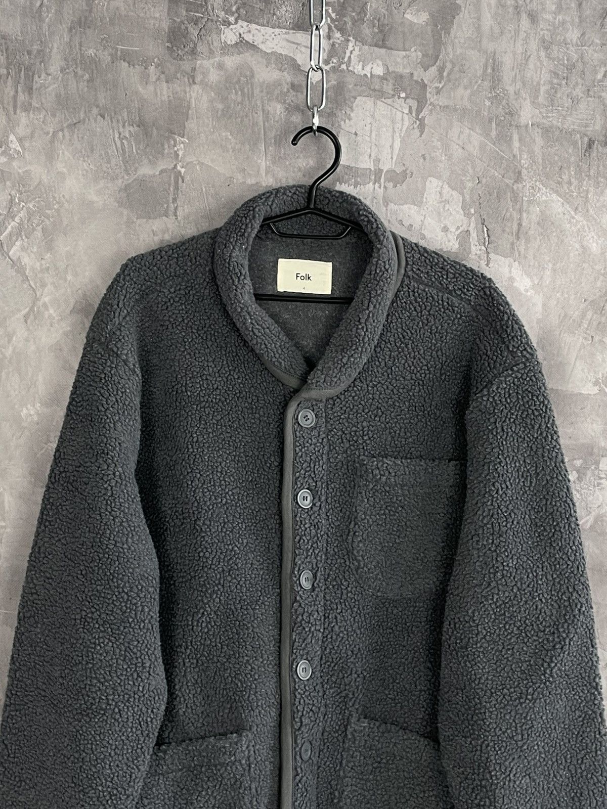 Folk Folk Teddy Fleece Streetwear Jacket Size US M / EU 48-50 / 2 - 2 Thumbnail