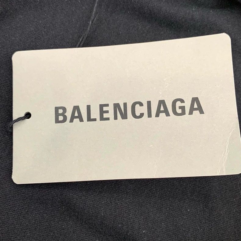 Balenciaga Balenciaga Full monogrammed logo crew neck black cotton sh Size XS / US 0-2 / IT 36-38 - 8 Thumbnail
