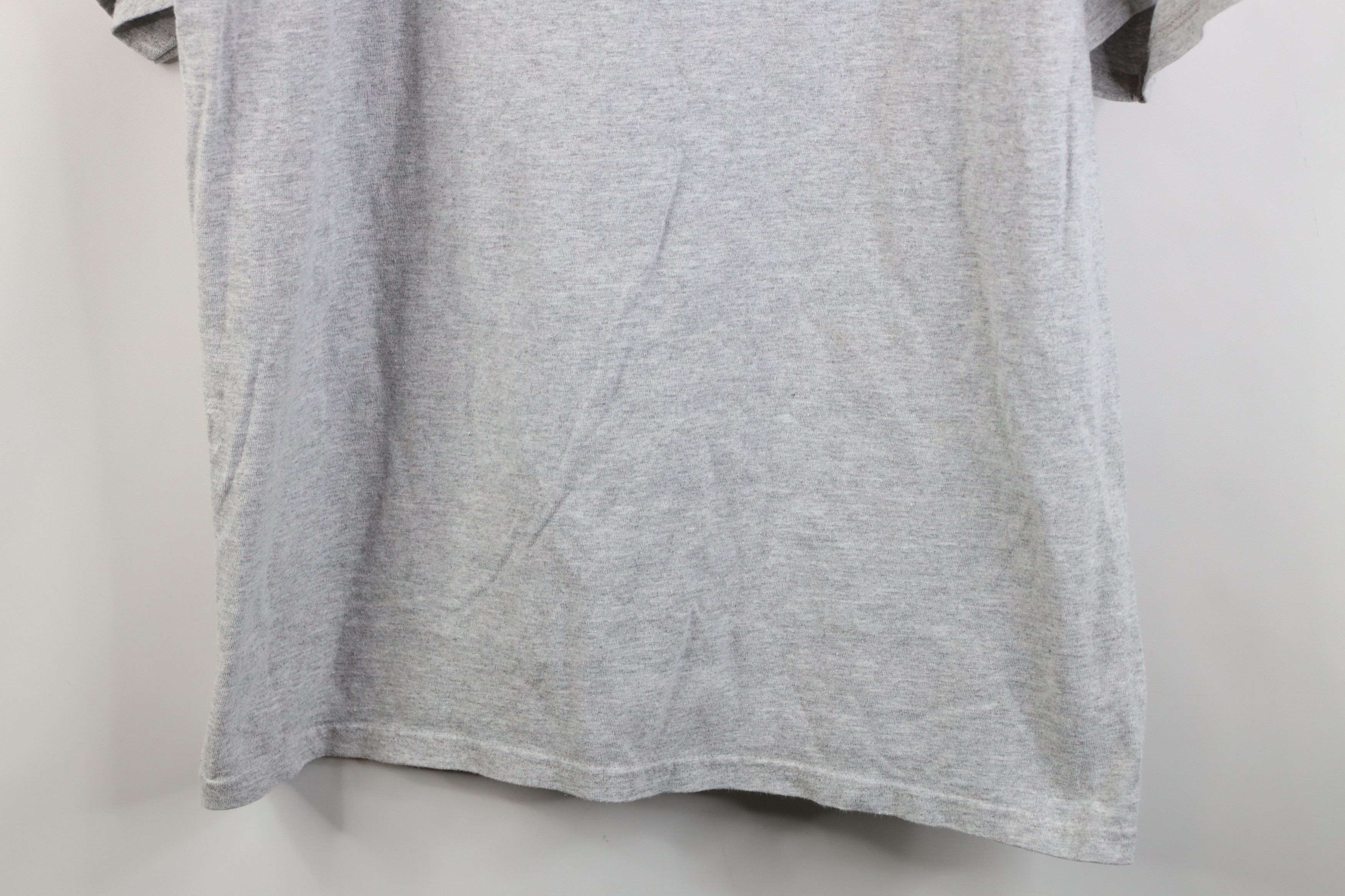 Nike Vintage 90s NIke Travis Scott Center Swoosh T-Shirt Gray Size US L / EU 52-54 / 3 - 3 Thumbnail