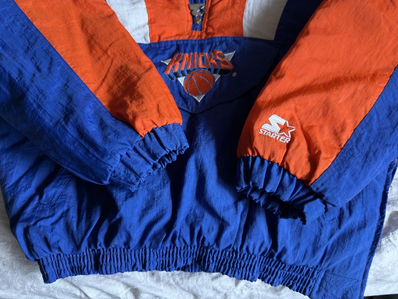 Starter New York Knicks Starter Windbreaker Jacket Large PLEASE READ Size US L / EU 52-54 / 3 - 8 Thumbnail