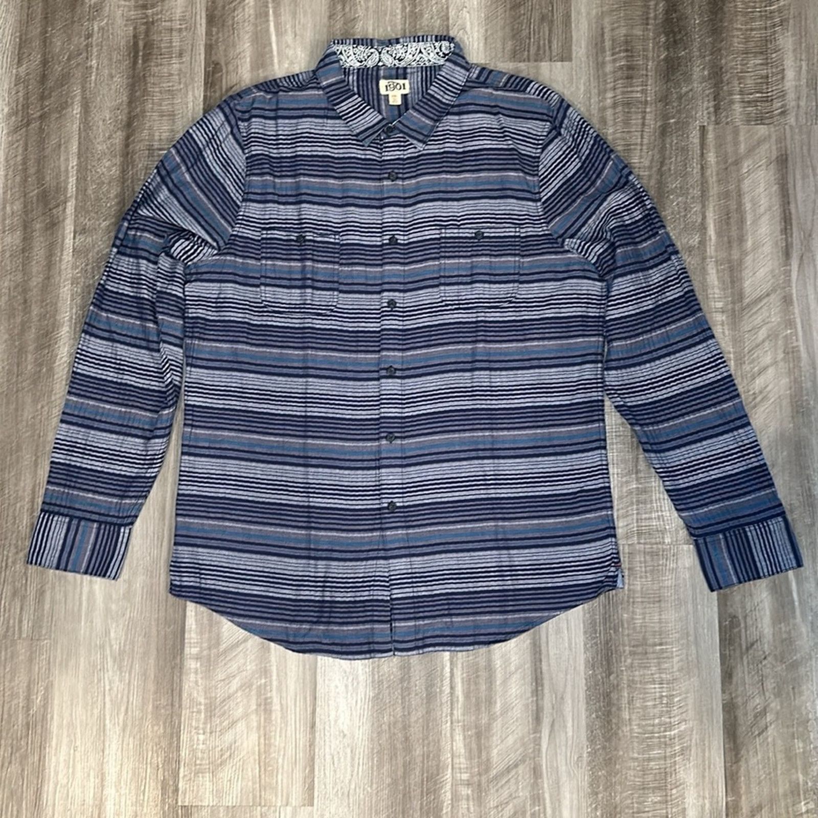 1901 1901 Long Sleeve Button Down - 2XL Size US XXL / EU 58 / 5 - 2 Thumbnail