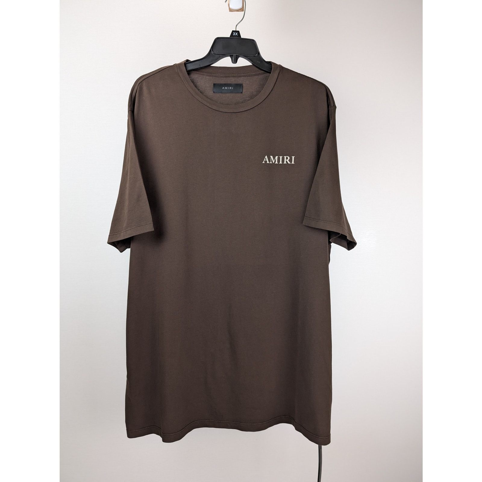 Amiri o1rshd1 " Puff " Logo Tee T-Shirt in Brown Size US XXL / EU 58 / 5 - 6 Thumbnail