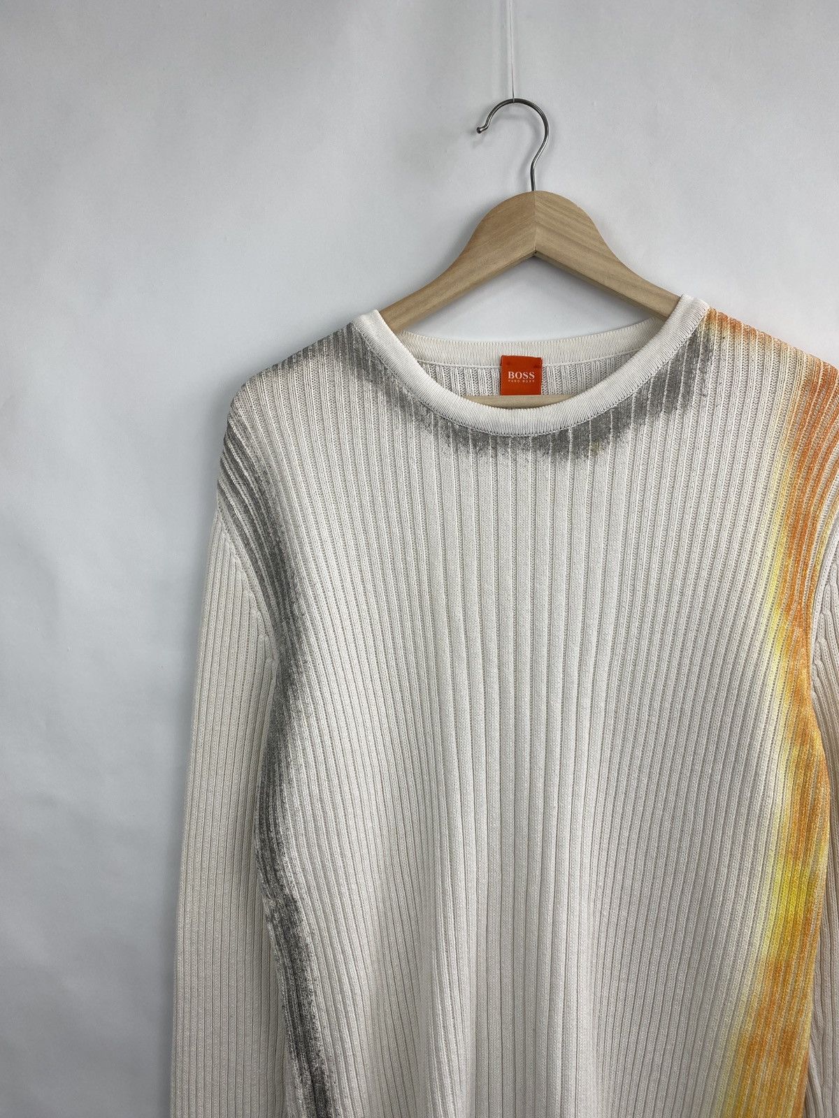 Hugo Boss Vintage 90s Hugo Boss Orange Archive Knit Sweaters Rare Hype Size US L / EU 52-54 / 3 - 2 Thumbnail