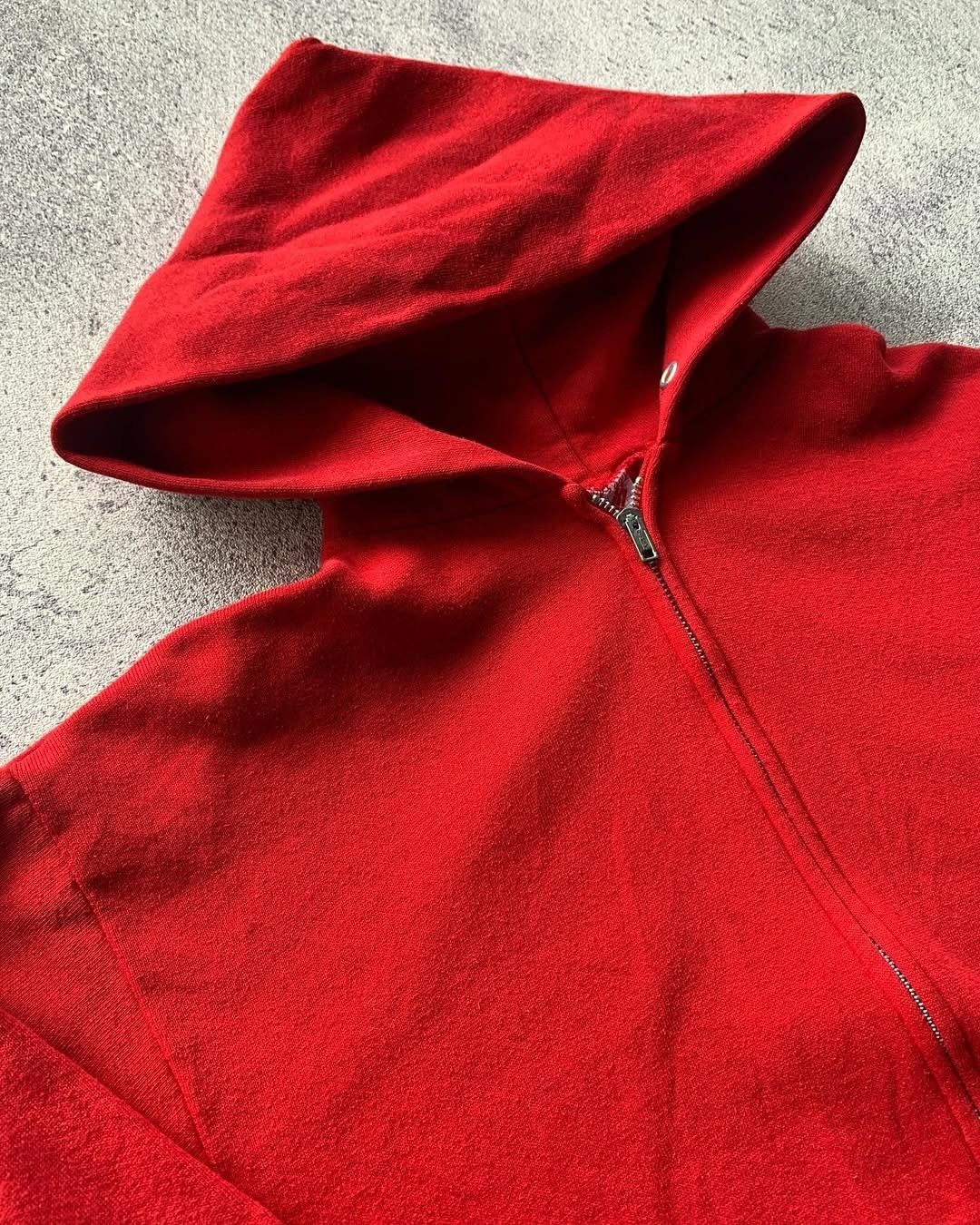 Jerzees Jerzees Late 1980s - Early 1990s Blank Zip Up Hoodie Size US M / EU 48-50 / 2 - 2 Thumbnail